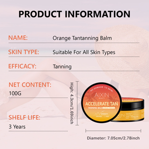 Aixin Marque privée 100ML Orange bronzante Accélérateur plus facile à absorber Accélérateur durable en bronze et en gel bronzé - Product Image 5