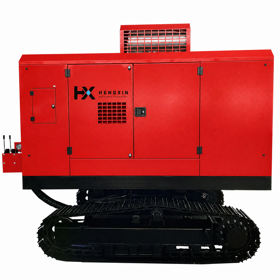 Continuous Shift Durable Crawler Type Air Compressor For Complex Rough ...