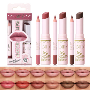 2025 Offre Spéciale 12 couleurs rouge à lèvres rouge à lèvres ensemble longue durée étanche finition mate antiadhésive végétalien crème minérale Style de mode - Product Image 1