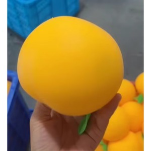 Juguete Antiestrés de Melocotón Amarillo Gigante Súper Suave y Adorable, Juguete Sensorial de Frutas, Juguete Antiestrés de Moda - Product Image 1