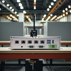 Bán buôn 6th thế hệ không quạt mini máy tính để bàn công nghiệp máy tính chất lượng cao nhôm kép J1900 16GB DDR3 1 * VGA 6 * COM M.2 - Product Image 6