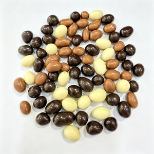 Arachides enrobées de chocolat noir et blanc, mélangées, en vrac, pour la vente en gros, snacks OEM - Product Image 2