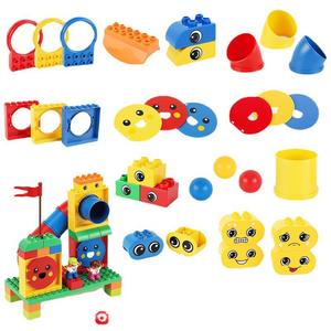 Engrenage mécanique en plastique <span class=keywords><strong>à</strong></span> grosses particules 9656, 45002, ingénierie variable, 9076, jeu de construction de pipeline, animaux, thème de la nature - Product Image 4