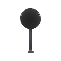 Jam tangan pintar bulat 1.04 inci 340*340 layar OLED QSPI 24Pin Tampilan modul AMOLED melingkar dengan penutup sentuh Panel layar sentuh