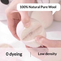 Balles de jeu pour chat en laine naturelle, design mouton mignon, modernes et décontractées, jouets interactifs silencieux pour animaux de compagnie, pour chats d'intérieur, pour le jeu autonome, le soulagement de l'ennui et l'exercice