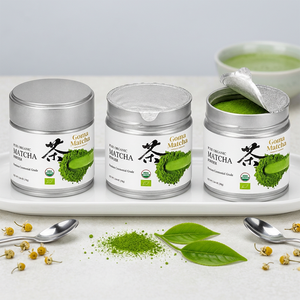 Matcha Tradicional Molido en Piedra, Grado 4A a 7A, Empacado en Lata, Té Verde Premium en Polvo, Venta al por Mayor, OEM, Marca Privada - Product Image 1