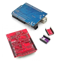 Accessoires pour imprimante 3D, carte de développement CNC Shield V3/V4, kit de machine de gravure, version améliorée Nano, pilote A4988