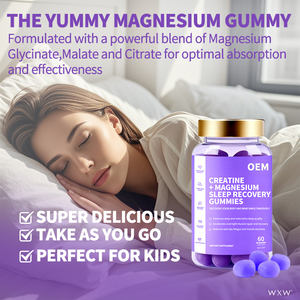 Gomitas de Creatina y Glicinato de <span class=keywords><strong>Magnesio</strong></span> para la Recuperación del Sueño, Venta al por Mayor, Repara los Músculos para Entusiastas del Entrenamiento de Fuerza - Product Image 4