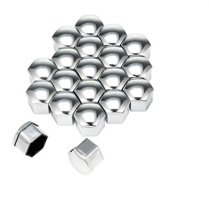 Capuchons de protection électroplaqués universels pour écrous de roue, 17 mm, 20 pièces, pour réparation et remplacement des écrous de roue - Product Image 4