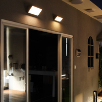 Applique murale LED en PC pour extérieur, montage en saillie, IP65, fabriquée à Foshan, Chine