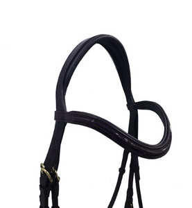 Brida de Cuero Genuino de Alta Calidad, Duradera y de Tendencia, Ajustable y Suave para Entrenamiento, Equitación y Exhibición de Caballos - Product Image 3