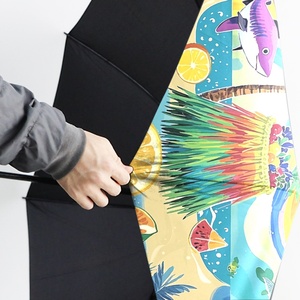 Wholesale Waterproof Straight Style Golf <b>Umbrellas</b> with Customizable Color Auto Open Button for Golf Courses & Summer Promotions - Product Image 3