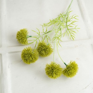 Planta Artificial de Diente de León Verde Winona, PVC, Goma Suave, Realista, Decoración para Bodas, Manualidades, Juego de 8 Piezas - Product Image 3