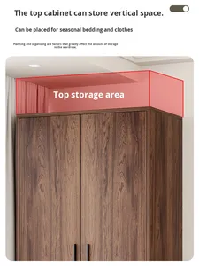 Tiroirs <span class=keywords><strong>de</strong></span> garde-robe en bois à assemblage simple au design moderne pour chambre à coucher petit appartement-<span class=keywords><strong>Armoire</strong></span> <span class=keywords><strong>de</strong></span> <span class=keywords><strong>rangement</strong></span> peu encombrante - Product Image 5