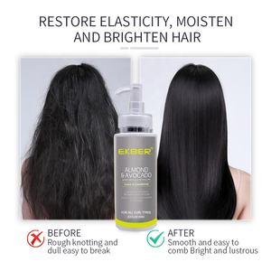 Après-shampoing organique à faible teneur en amande d'avocat, pour cheveux secs, sérum sans rinçage, quantité minimale de commande - Product Image 2