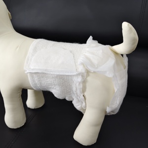 Couches jetables pour chien femelle, 360 unités °   Couches pour chiots à taille extensible, couches super absorbantes, 10 pièces - Product Image 4