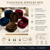 Boîte à bijoux de luxe en velours coréen, boîte ronde de qualité supérieure pour ranger les bagues, les colliers et les boucles d'oreilles, emballage élégant pour cadeau, idéal pour les voyages