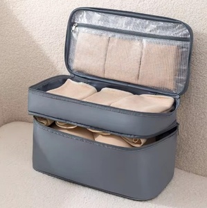 Venta caliente impermeable multifuncional bolsa de almacenamiento de ropa interior sujetador de viaje organizador de ropa conveniente cremallera para personalizado - Product Image 3