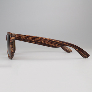 Wholesale New Fashion Custom Logo <b>Sunglasses</b> UV400 Optical Bamboo Wood Grain for Men Women - Product Image 3