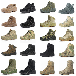 Scarponi da trekking alti da <span class=keywords><strong>donna</strong></span> scarpe stringate da allenamento per esterni con stivali da deserto con lingua - Product Image 6