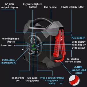 Démarreur de saut haute performance 12V 64000mAh de qualité supérieure, 30000A de pointe, pour camion et voiture, batterie diesel, démarrage d'urgence - Product Image 3