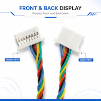 Câble en silicone ultra-fin Xinya OEM, pas de 1,25 mm, fil terminal extra souple, cuivre étamé, 300V, connecteur JST/Molex, câblage de drone
