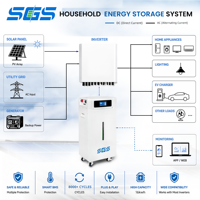 Stock UE pour le stockage d'énergie domestique, batterie LiFePO4 Seplos 51.2V 314Ah, BMS intelligent + carte d'équilibrage active + écran tactile + fonction Wifi