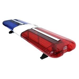 Nouvelle barre lumineuse <span class=keywords><strong>LED</strong></span> pour ambulance, DC12V, IP65, étanche, feux de signalisation latéraux de toit d'urgence avec klaxon et sirène - Product Image 2
