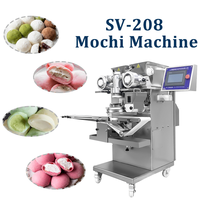 Machine automatique SV-208 pour la fabrication de mochi glacé, machine à garnir et à enrober aux haricots rouges, équipement commercial de production alimentaire