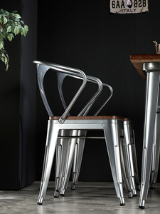 Juego de Mesa y Sillas de Comedor Estilo Industrial. Restaurante Moderno y Sencillo. Cafetería. <span class=keywords><strong>Taberna</strong></span> Musical. Bar. Mesa y Silla. - Product Image 5