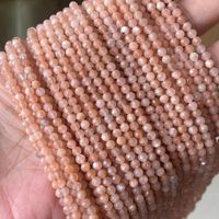 Perles de pierres précieuses naturelles YWJC Crystal 54 Designs 2mm 3mm 4mm, perles rondes naturelles facettées en vrac pour la fabrication de bijoux