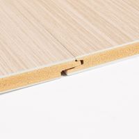 Panneaux muraux commerciaux modernes insonorisés anti-impact de qualité diamant, finition grain de bois massif, matériau en fibre de bambou, DIY