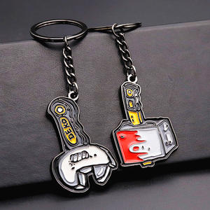 Porte-clés personnalisé en métal avec logo de marque, en alliage de zinc, pour cadeaux promotionnels - Product Image 3