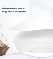Papier toilette gaufré ultra doux en fibres vierges pour hôtels, emballage et taille personnalisés en gros, directement de l'usine
