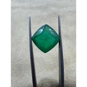 6.85พลอยพลอยเทียมสีเขียวมรกตแบบหลวมคุณภาพสูงตัดจากแซมเบียสำหรับทำเครื่องประดับ - Product Image 3