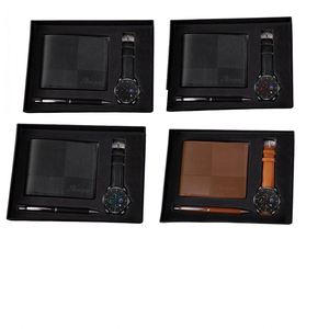 Coffret cadeau d'affaires pour la Saint-Valentin X527, montre pour homme, lunettes de soleil, ceinture, portefeuille, coffret cadeau de Noël, coffret montre à quartz pour homme - Product Image 1