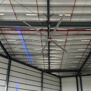 Ventilateur de plafond PMSM HVLS de grande taille, installation rapide en 4 heures, pas de nacelle requise, pour la rénovation et l'amélioration des usines, entrepôts et ateliers - Product Image 3