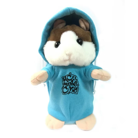 Peluche mini hamster kawaii, adorable jouet en peluche, cadeau d'anniversaire parfait pour les enfants