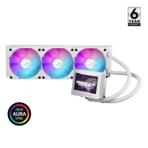 Enfriador de CPU Todo en Uno ASU Ryujin III 360 ARGB WHT de Aluminio de 360 mm, Bomba Asetek de 8.ª Generación, 3 Enfriadores Magnéticos de 120 mm, ASU Ryu - Product Image 2