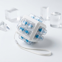 Porte-clés personnalisé anti-stress, breloques clicker, cadeau promotionnel, vente en gros, jouet créatif, porte-clés sensoriel souple pour soulager le stress