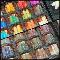Nail Art Beauty Nail paillettes boîte ensemble poudre à ongles réfléchissante Flash lumière diamant paillettes poudre