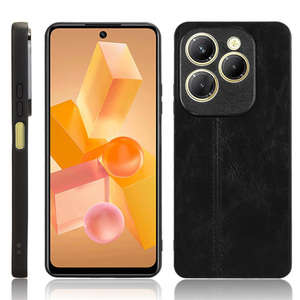 Coque de téléphone en cuir PU rétro Suture Design pour Tecno Spark <span class=keywords><strong>20</strong></span> <span class=keywords><strong>Pro</strong></span> 4G 6.78 "coque de Protection arrière <span class=keywords><strong>mate</strong></span> - Product Image 2