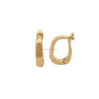 Vente en gros Boucle en or massif 18 carats Connecteur de bijoux Fermoir de collier pour bracelets et colliers à faire soi-même