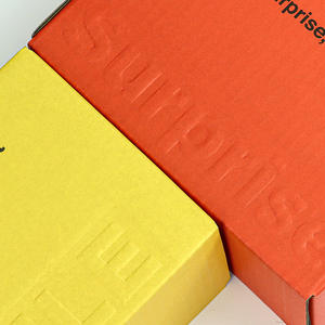 Caja de Cartón Corrugado Plegable para Envíos, Impresión Personalizada en los Lados, Cajas de Cartón con Cierre Adhesivo - Product Image 3