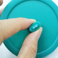Capuchon en Silicone Premium pour pot de 15 ml, couvercle de Fermentation, sans eau, avec large bouche