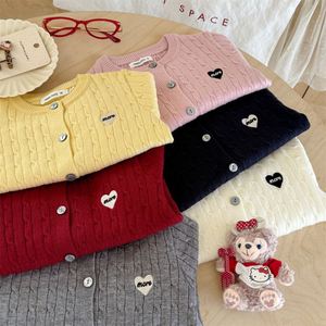 Cardigan Autunnale per Bambini, Maglione Lavorato a Maglia con Ricami, Maglione per Bambine, Capospalla - Product Image 4