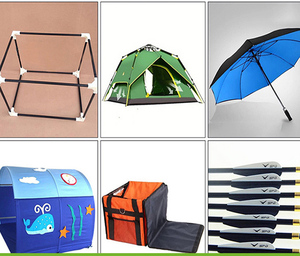 Greenhouse Arch Shed Fiber Pole Skeleton Fiberglass <b>Rod</b> Luggage Support Tube - Product Image 5