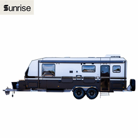 19 21ft caravane hybride rv remorque camping-car douche toilettes combo caravane camping-car remorque tout-terrain 4x4 camping-car caravanes à vendre