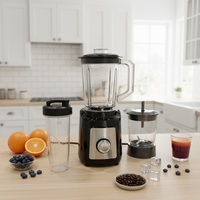 Nieuw ontwerp 3-in-1 PC onbreekbare kan voedselblender molen snijmachine hoge snelheid elektrische multifunctionele huishoudelijke smoothie maker
