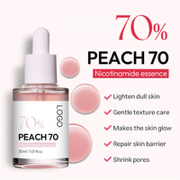 Serum Perawatan Kulit Pencerah dan Melembapkan Harian Peach 70 Pore Minimizer, Serum Wajah Pemutih Niacinamide